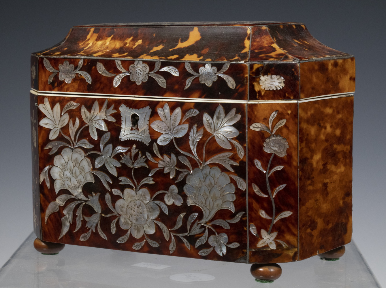 MOTHER OF PEARL INLAID TORTOISESHELL 3022e4