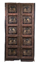 VERY EARLY SET OF MUGHAL INDIAN DOORS