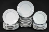 (85 PCS) T&R BOOTE WHITE IRONSTONE DISHES