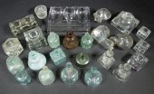 INK BOTTLE COLLECTION Lot of (62) Glass