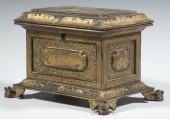 CHINESE GILT LACQUER TEA   302a53