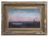 HUDSON RIVER SCHOOL PAINTING View of