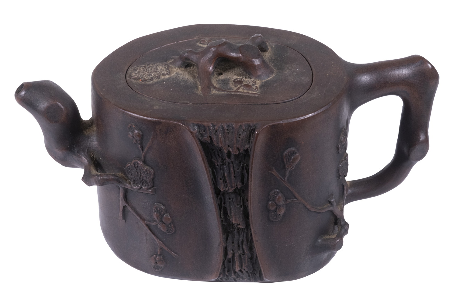 19TH C CHINESE BROWN GLAZED TERRACOTTA 302f5a