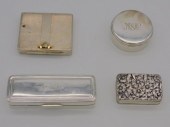  4 STERLING SILVER BOXES 20TH 303248