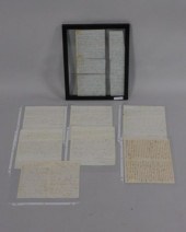 (8) CIVIL WAR LETTERS AND DOCUMENTS,