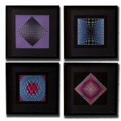 VICTOR VASARELY 1906 1997 FOUR 3036b6
