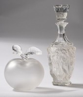 RENE LALIQUE DECANTER AND   3019fe