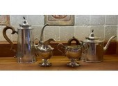 A vintage four piece sterling tea set,