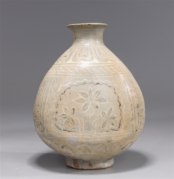 Korean celadon glazed ceramic vase 304102