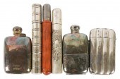 COLLECTION OF SILVER CIGAR HOLDERS 3042b2