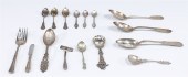 Group of twenty-eight sterling silver