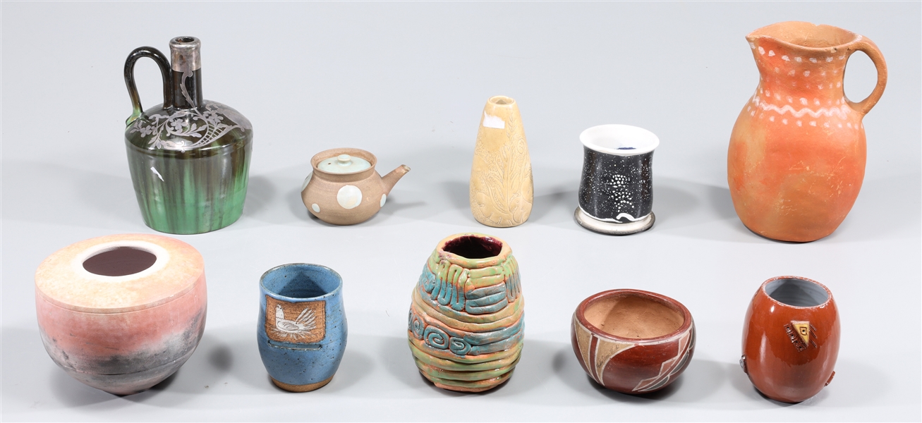 Large group of various studio pottery 304562