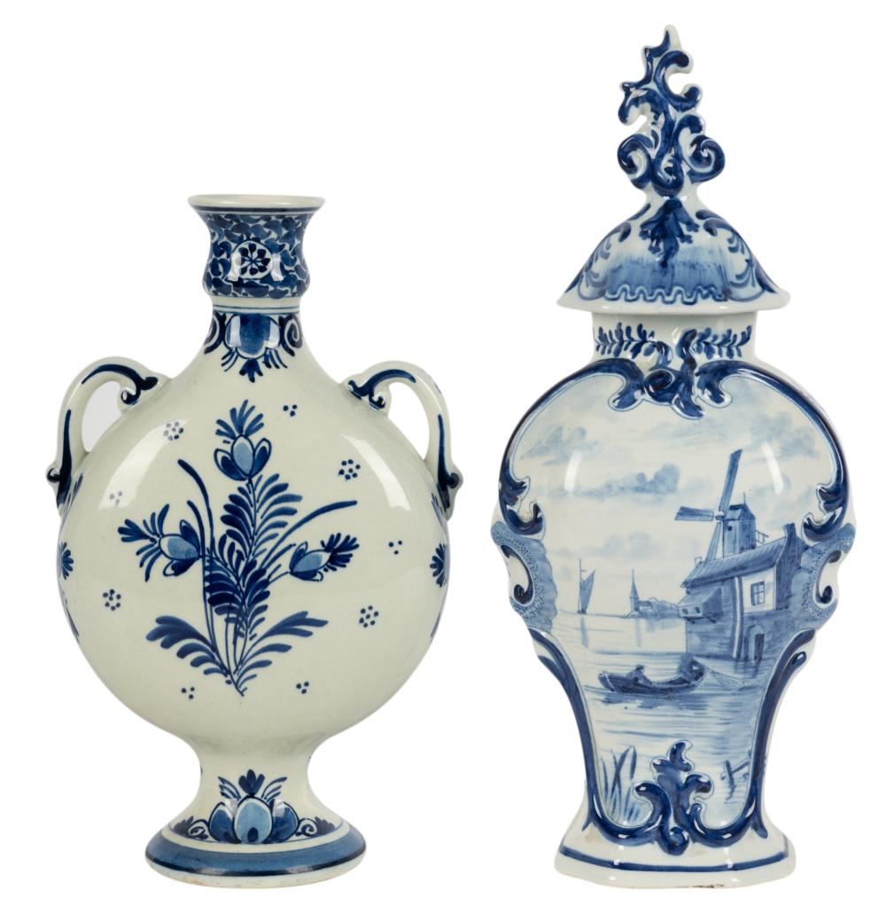 TWO DELFT POTTERY VESSELSTwo Delft 304637