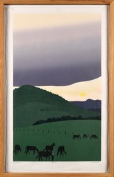 A Sabra Field woodblock print  307126