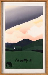 A Sabra Field woodblock print  307129