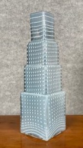 Kosta Boda Metropolis Skyscraper vase
