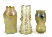 LOETZ AND OTHER ART GLASS VASES  307874