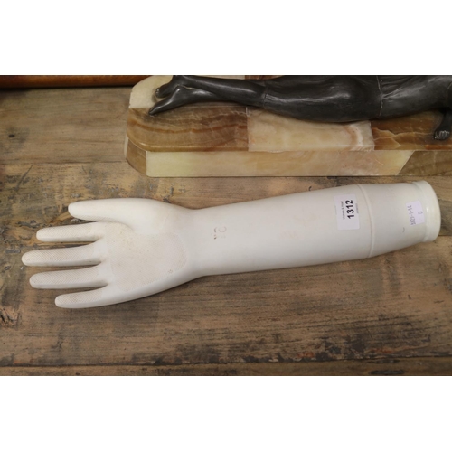 Unusual industrial Porcelain glove