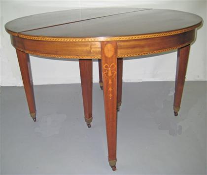 Federal style inlaid mahogany table 4da20