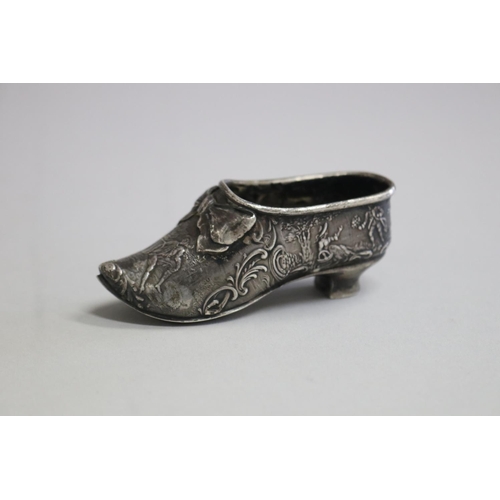 Antique Dutch silver figural clog 3085ab