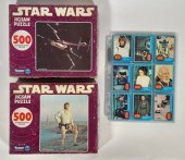 Two vintage Star Wars 500 piece puzzles