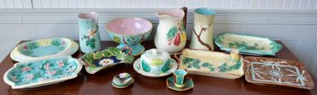 Group of antique and vintage majolica 3061ea