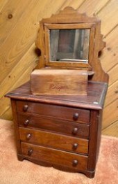 A child’s size Victorian four drawer