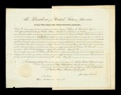 1 piece Document Signed Lincoln  4d6e4