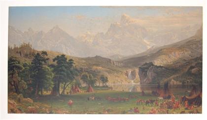 1 piece Color Print Bierstadt  4d710