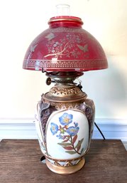 Royal Worcester ceramic lamp with