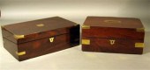Two English brass bound rosewood 4d754