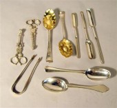 Assorted Georgian sterling silver 4d782