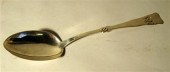 Large Danish silver stuffing spoon 