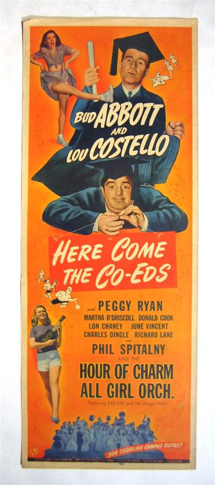 10 pieces.  Movie Posters. (Abbott & Costello