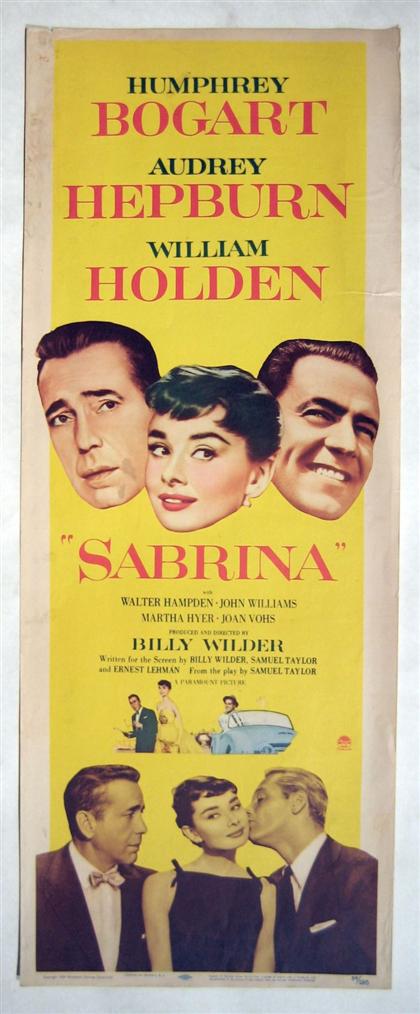 1 piece Movie Poster Sabrina  4dc7a