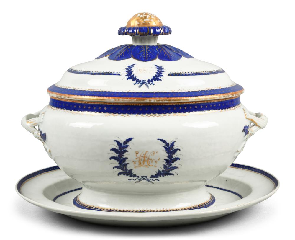 CHINESE EXPORT COVERED TUREEN AND 309f55