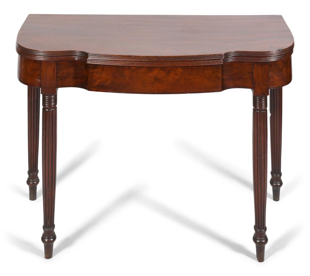 FEDERAL MAHOGANY GAMES TABLE EARLY 309f9f