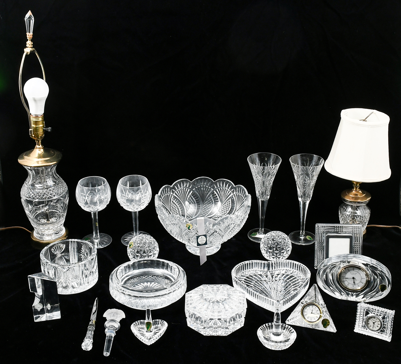 22 PC WATERFORD GLASS COLLECTION  309ff7