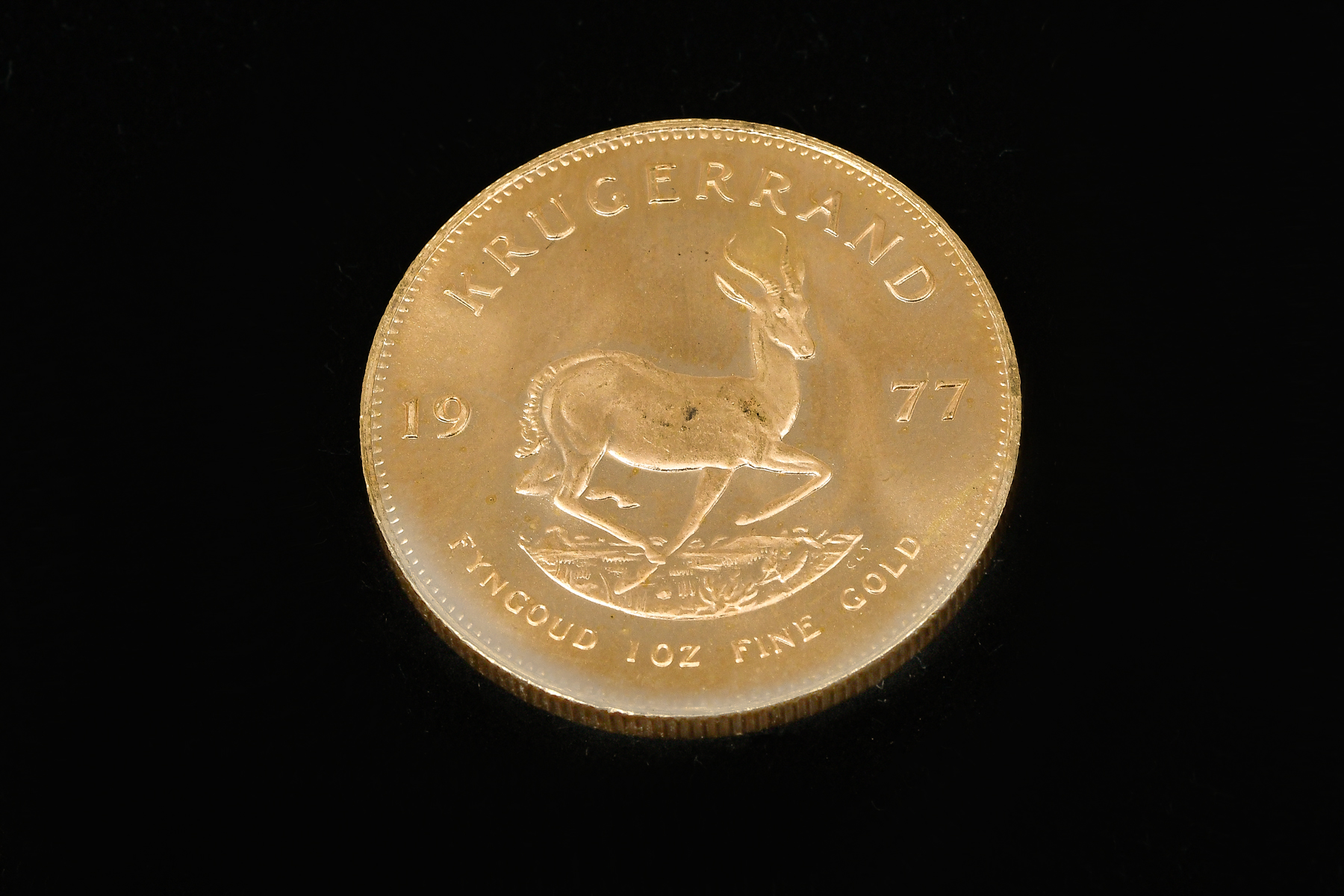 1977 AFRICAN 1 OUNCE PURE GOLD 30a0fe