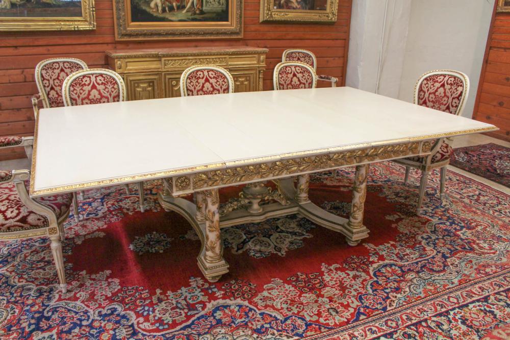 LOUIS XVI STYLE DINING TABLE WITH 30a2cc