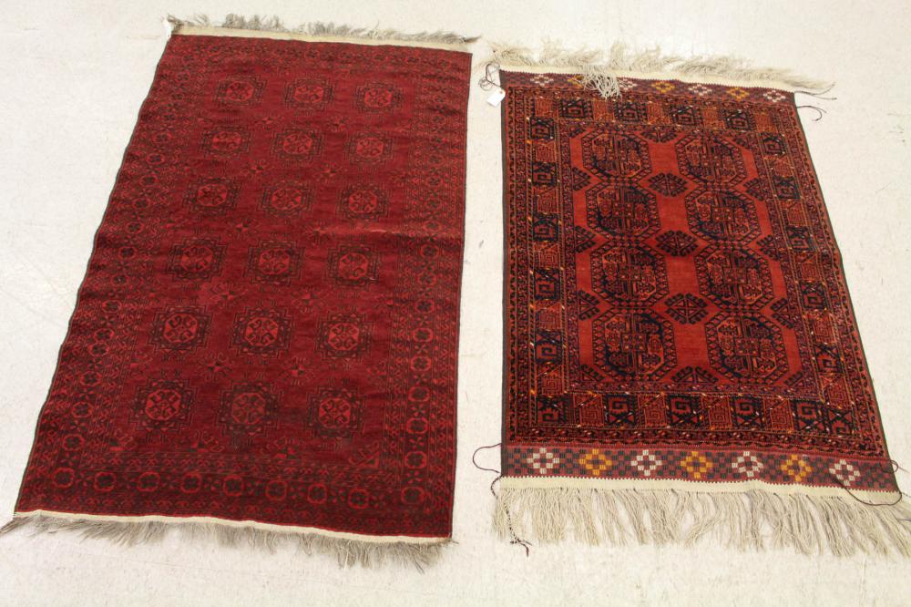 TWO AFGHAN ERSARI AREA RUGSTWO 30a3bd