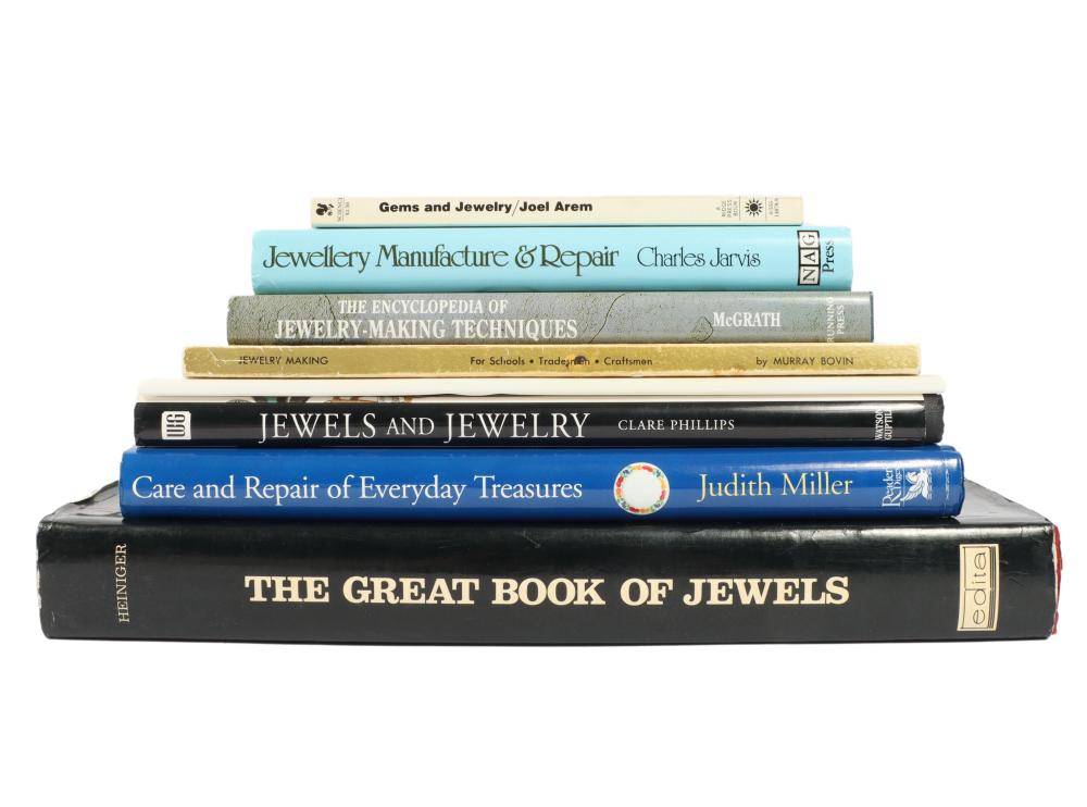 EIGHT BOOKS ON GEMS JEWELRY MANUFACTURE 30a5d9