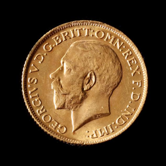 GREAT BRITAIN GEORGE V 1915 GOLD 30a855