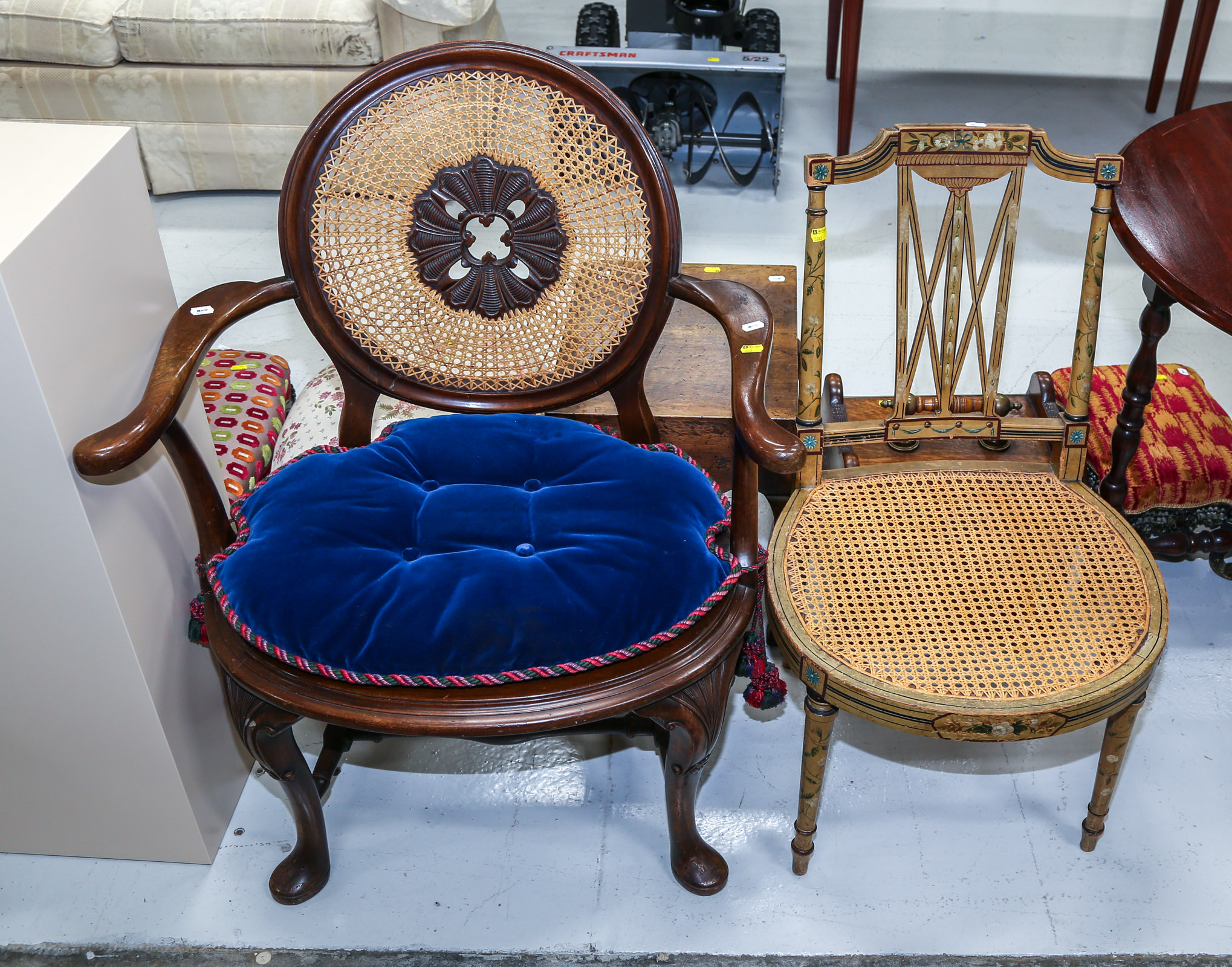 TWO UNUSUAL CHAIRS Comprising a 30889a