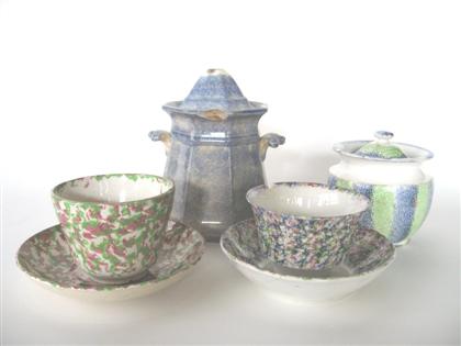 Group of Staffordshire Spatterware 4dad1
