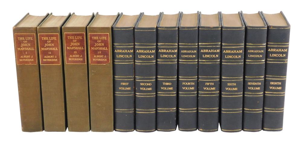 BOOKS TWO SETS ABRAHAM LINCOLN  3092b6
