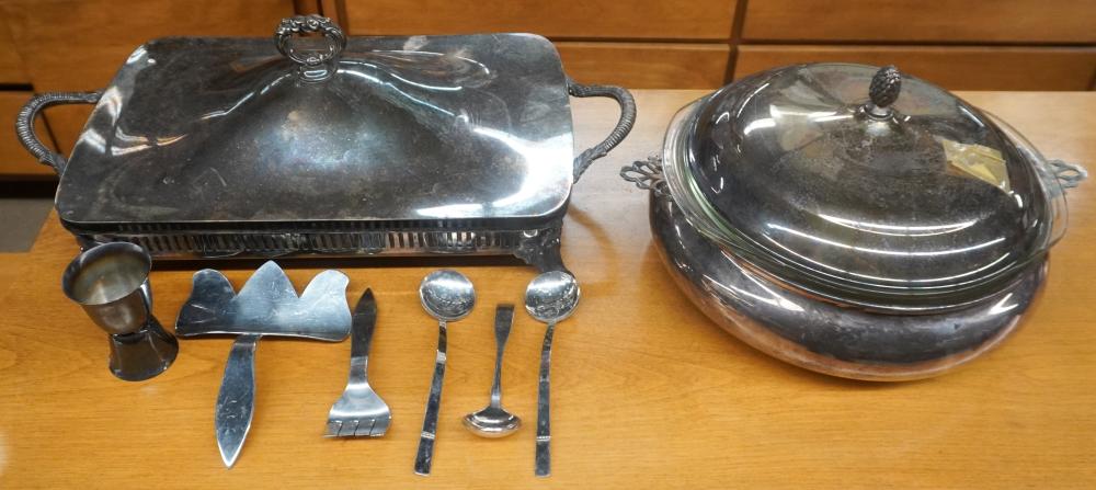TWO SILVERPLATE CASSEROLES WITH 30948b