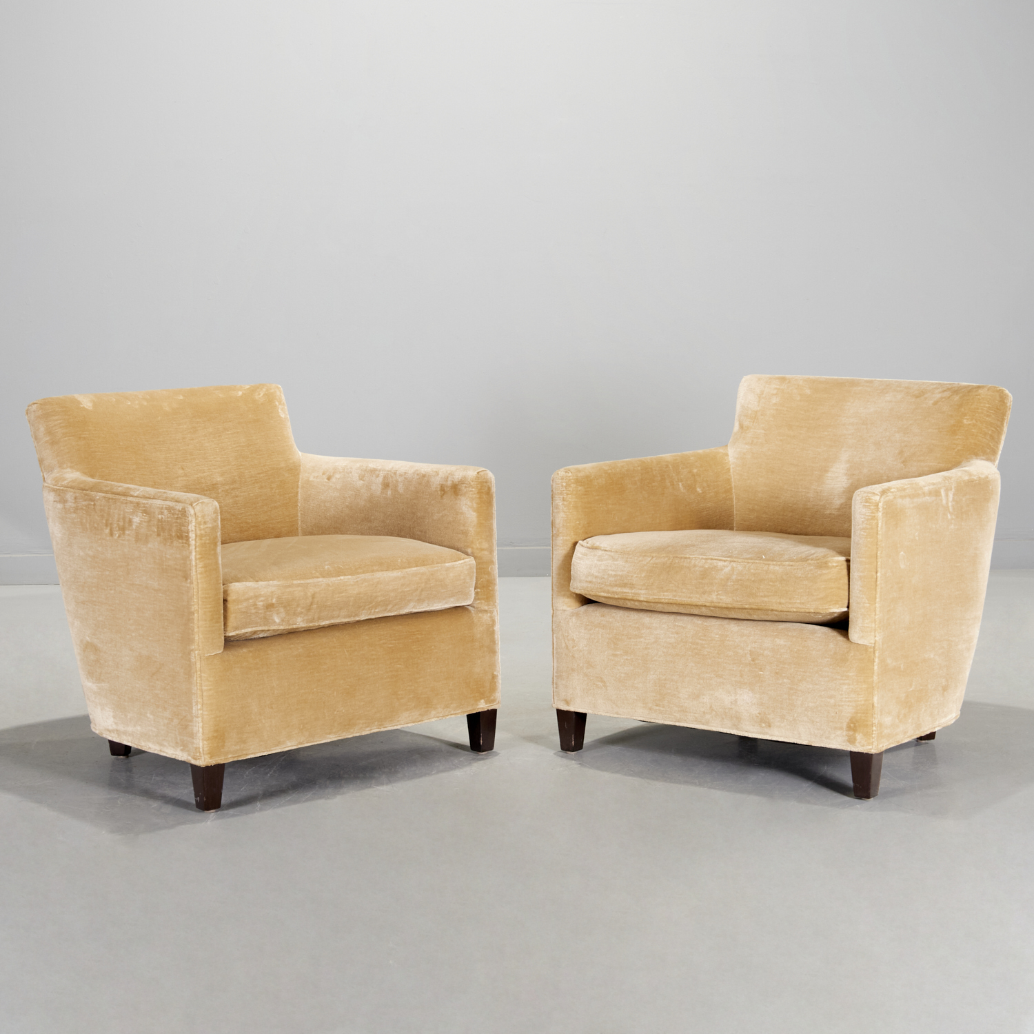 PAIR A RUDIN ART DECO STYLE LOUNGE 30bf47