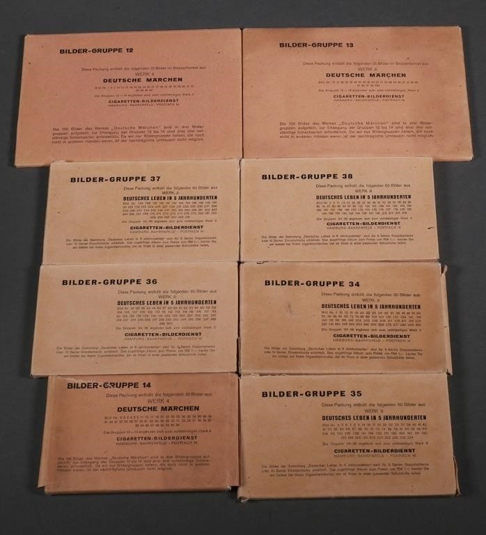 1930S GERMAN CIGARETTE CARDS ORIG 30c08f