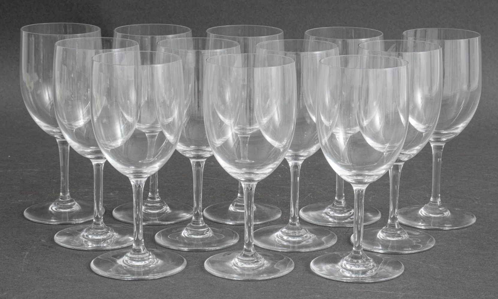 BACCARAT CRYSTAL WINE CLARET GLASSES  30c557